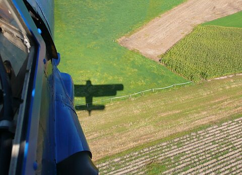 Im Anflug auf Langenthal.