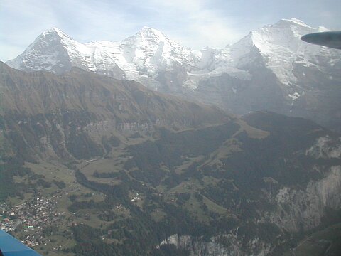 Eiger, Mönch und Jungfrau.
