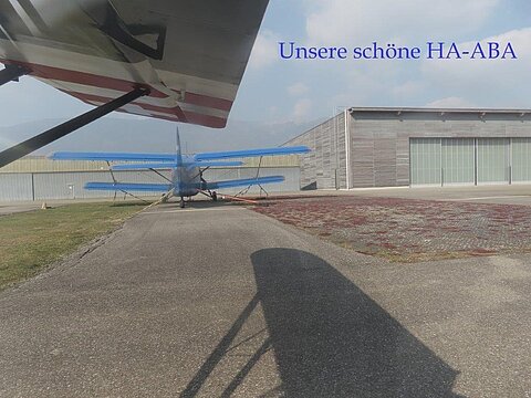 Die Anna musste für einmal am Boden bleiben.