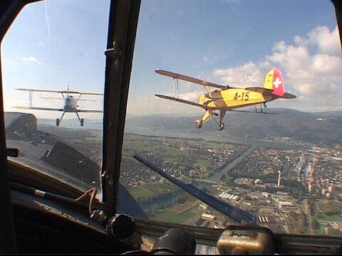 Aus der Sicht des Antonov Piloten.
