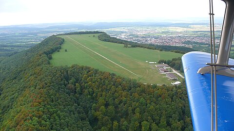 Einer von vielen Segelflugplätzen.