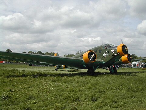 Neu restaurierte Ju-52 aus Frankreich.