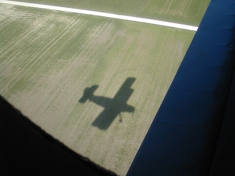 Im Anflug auf Kaposvár.