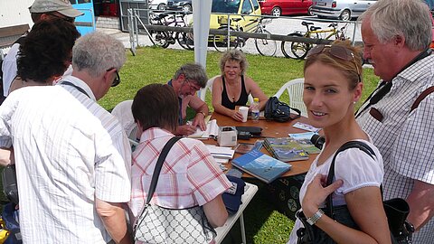 Vereins und Boutique Stand vom AVS.