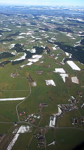 Wir nähern uns wieder Grenchen.