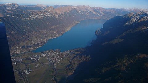 Wie ein Spiegel der Brienzersee.
