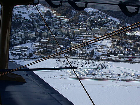 Blick auf St.Moritz.