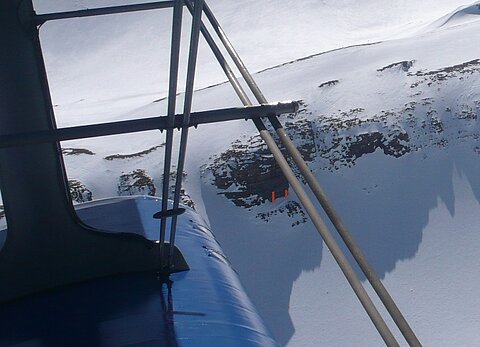 Raketenziel auf der Axalp.