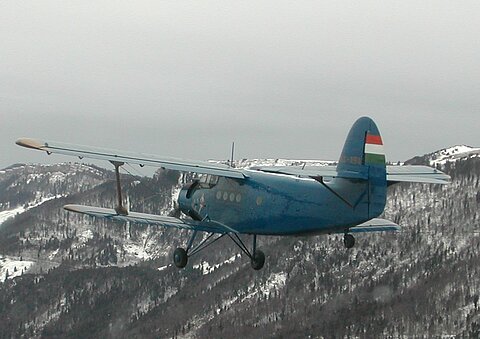 Winterflug.
