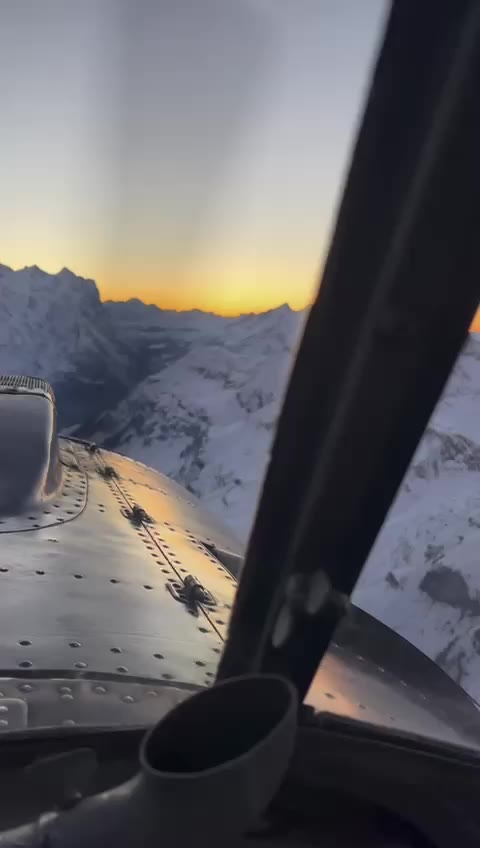 Nachtflug über dem Brienzersee, 4. Januar 2026