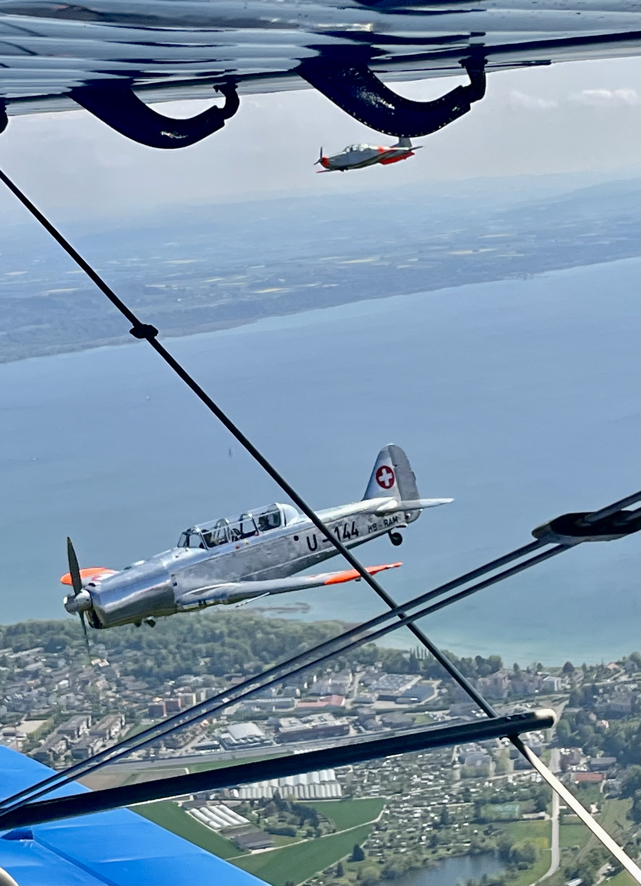 Vereinsflug am 30.3.2025 führte am Stockhorn vorbei.