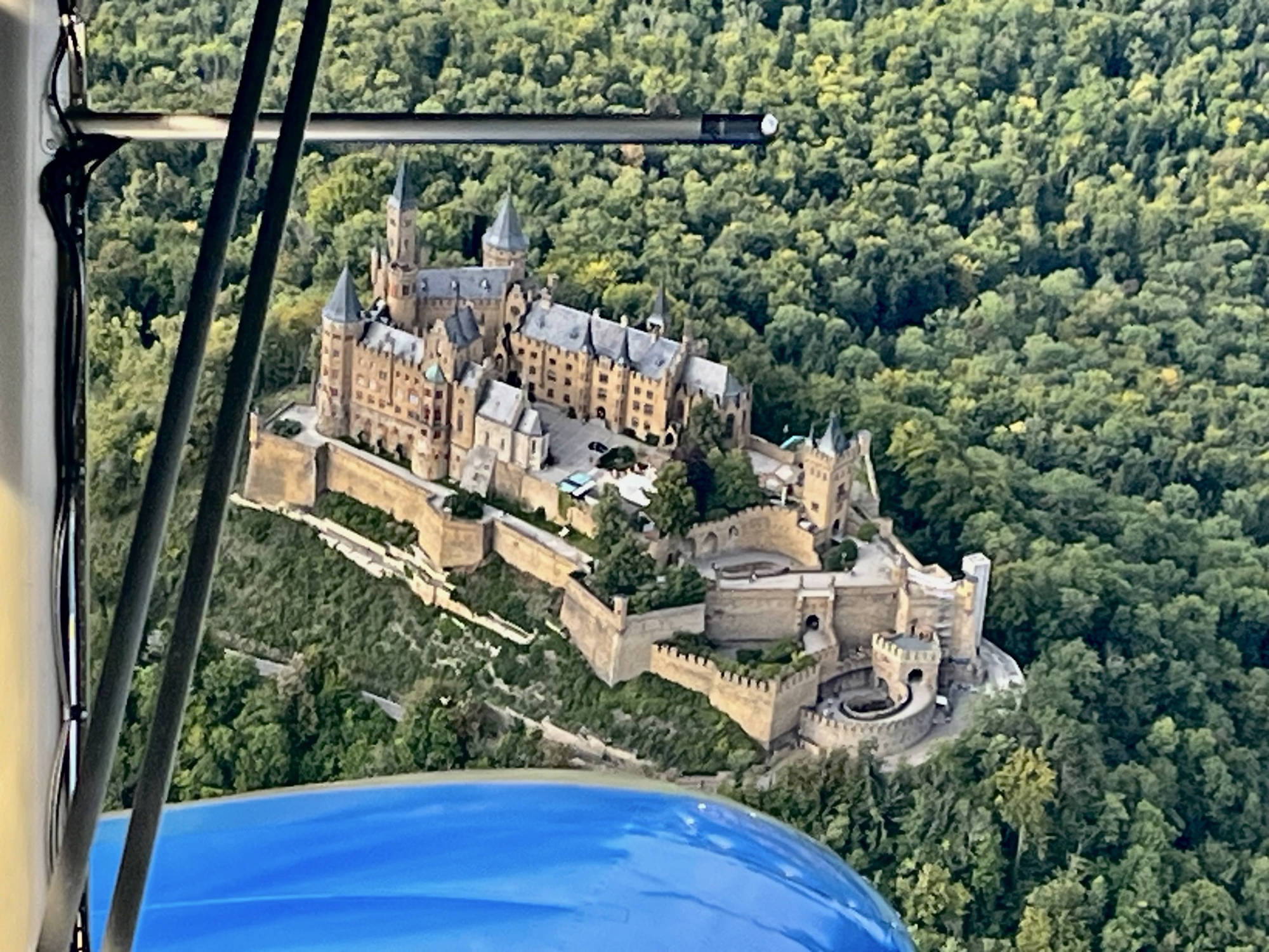 Schloss von Hohenzollern am 12.9.2025